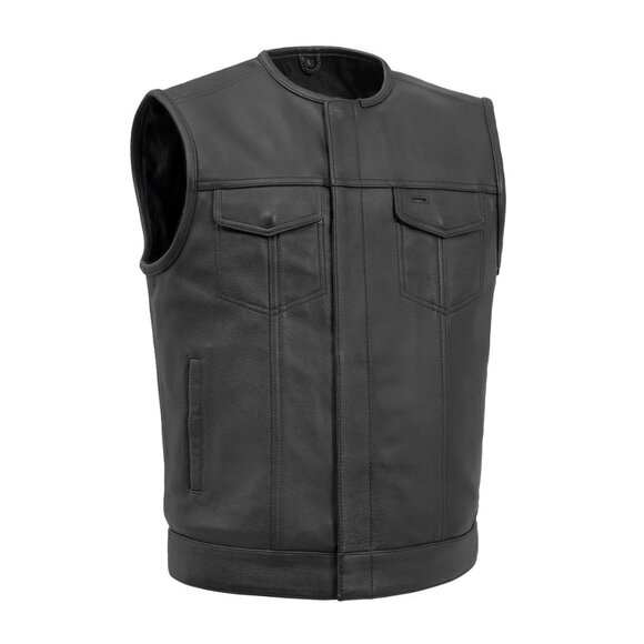 Leather New York Other - No Rival - Men's Motorcycle Leather Vest